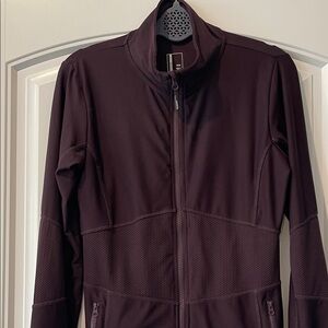 Mondetta Women's Plum Zip Up Athletic‎ Jacket Medium